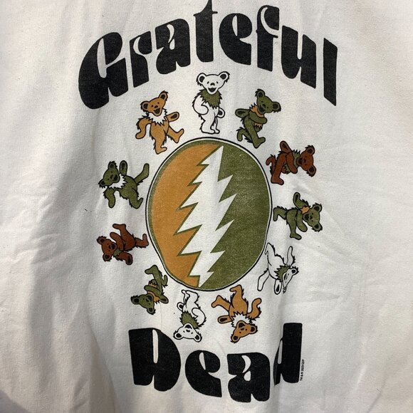 Grateful Dead Dancing Bears Psychadelic Rock Crewneck Size Large - Picture 2 of 4